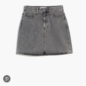 Classic Gray Denim Skirt NWT